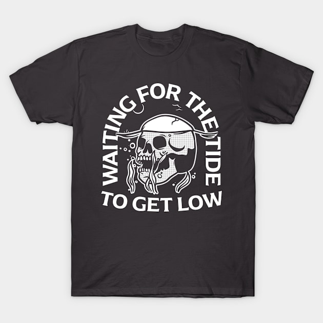 Low Tide Skull T-Shirt by TriDub Design Co 